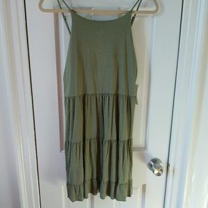 Olive Green Francesca's Mini Dress